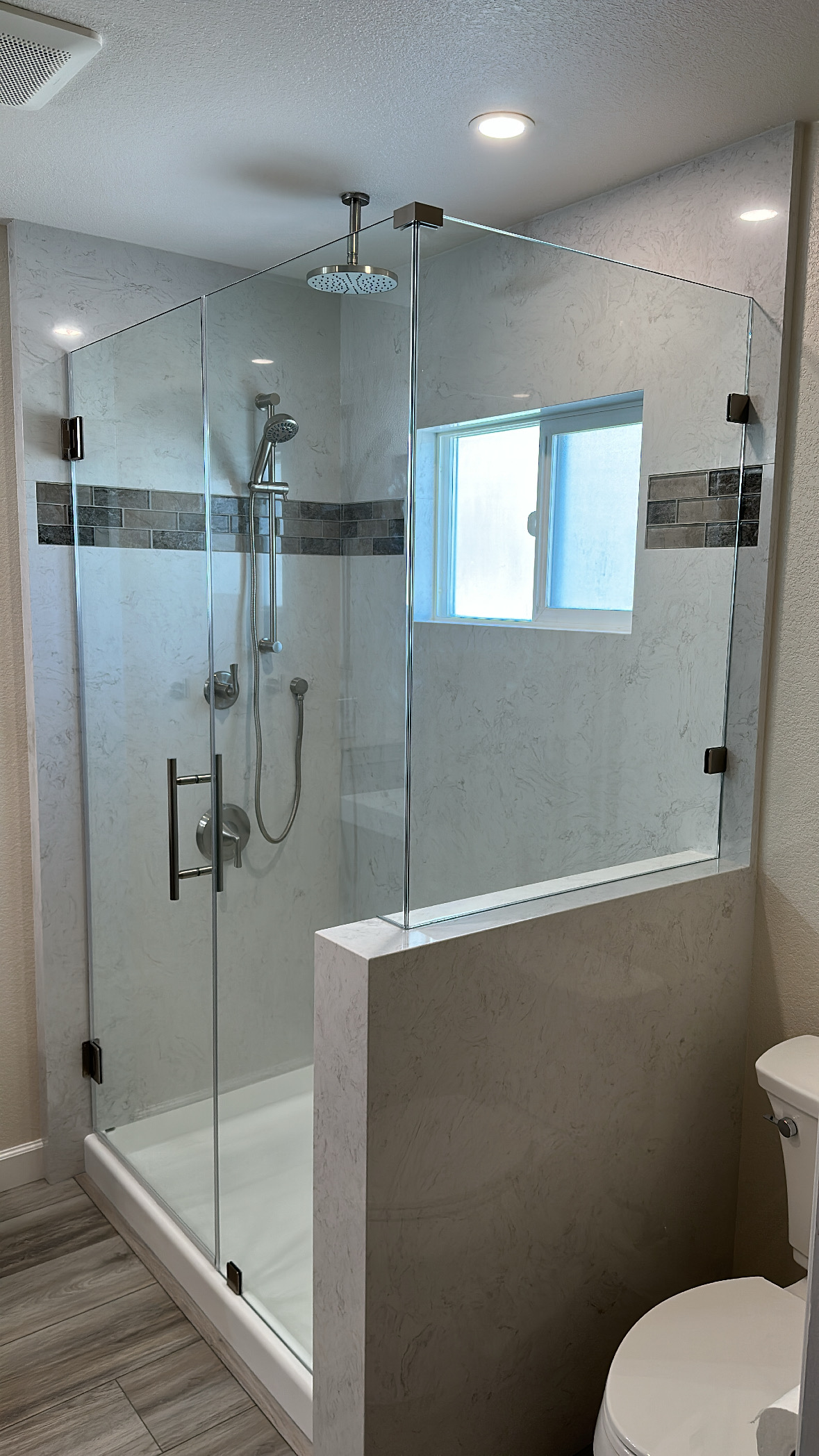 Enjoy that shower in a new bathroom